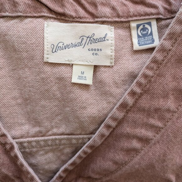 Universal Thread - Pink Jean Vest - Medium - Picture 3 of 3